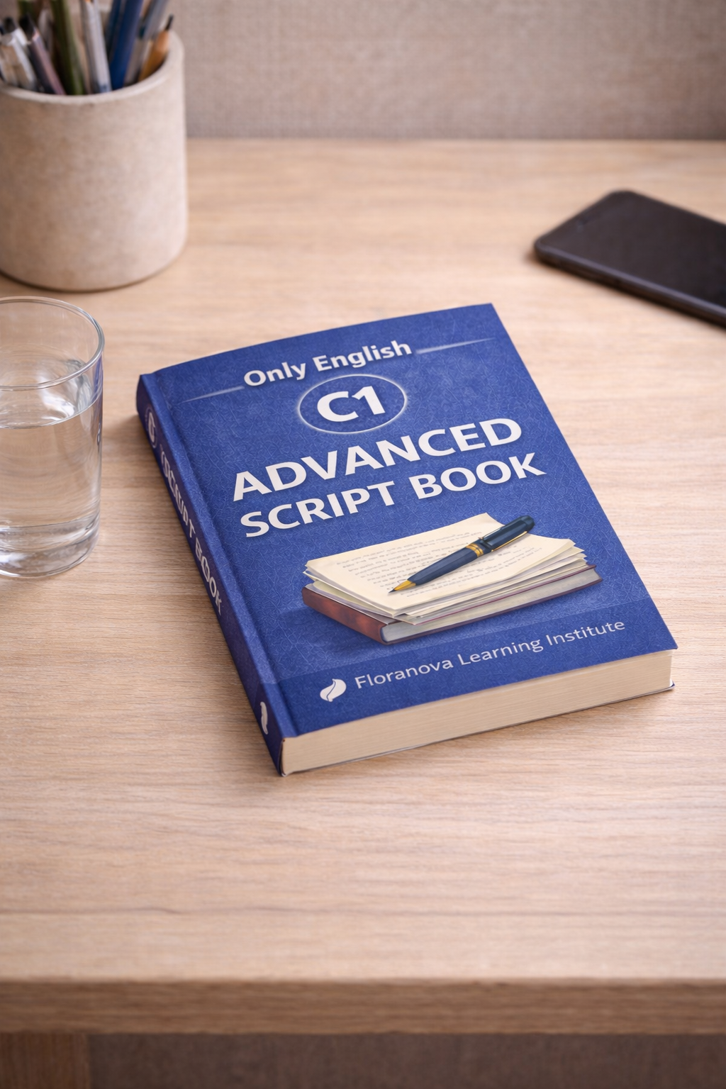 C1 Advanced Script book + MP3 Audio English & French