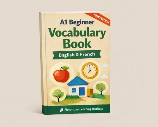 A1 English Vocabulary Book (PDF) Livre de vocabulaire Debutant (PDF)