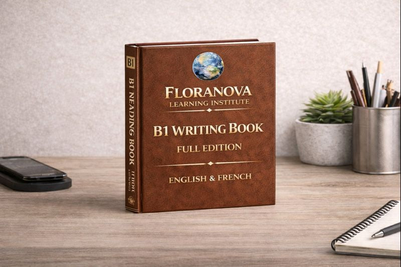 B1 Writing Book (EN–FR)/ Livre d'exercices d'écriture B1 (anglais-français) - Fichier PDF